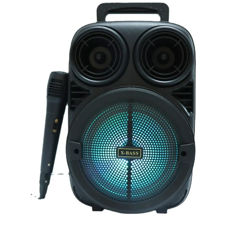 HiFi Quality Portable Bluetooth Speaker, Subwoofer, RGB Light Boom Box