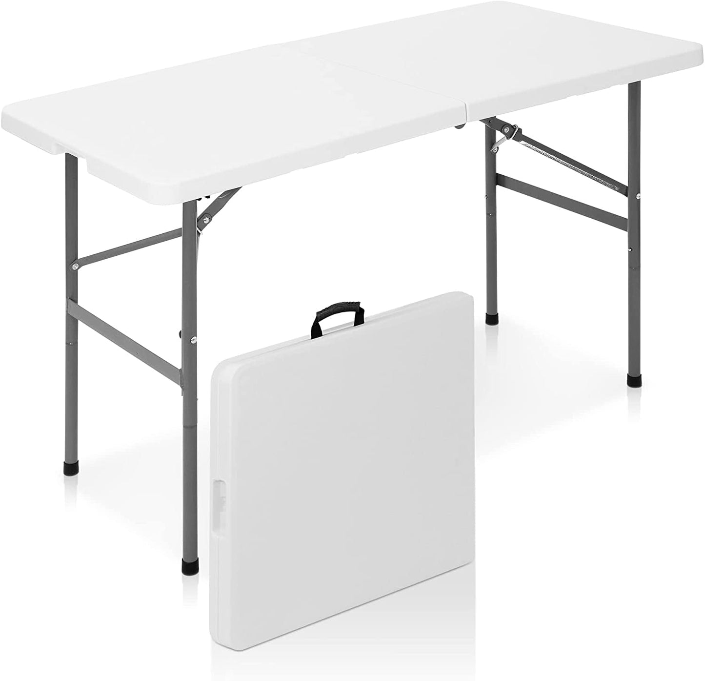 4 Foot Folding Table White